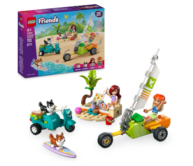 LEGO Friends 42641 Surfujące psy i przygoda na skuterze - 1298079 - zdjęcie 14
